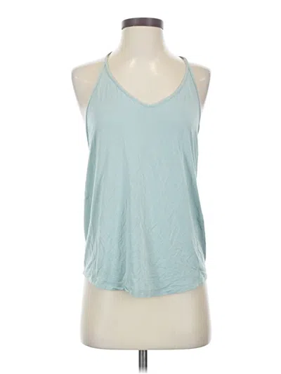 Pre-owned Lululemon Athletica Tank Top Green Halter Neckline Tops