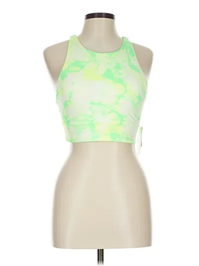 Lululemon Athletica Tank Top Green Halter Neckline Tops