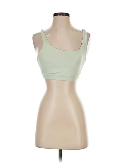 Pre-owned Lululemon Athletica Tank Top Green Strapless Neckline Tops