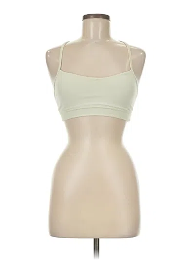 Pre-owned Lululemon Athletica Tank Top Green Strapless Neckline Tops