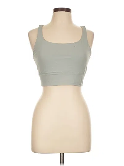 Pre-owned Lululemon Athletica Tank Top Green Strapless Neckline Tops