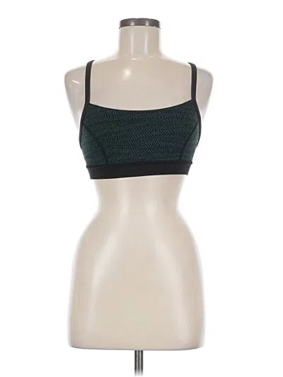 Pre-owned Lululemon Athletica Tank Top Green Strapless Neckline Tops