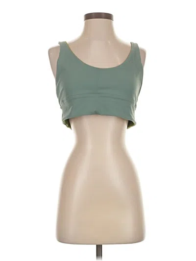 Pre-owned Lululemon Athletica Tank Top Green Strapless Neckline Tops