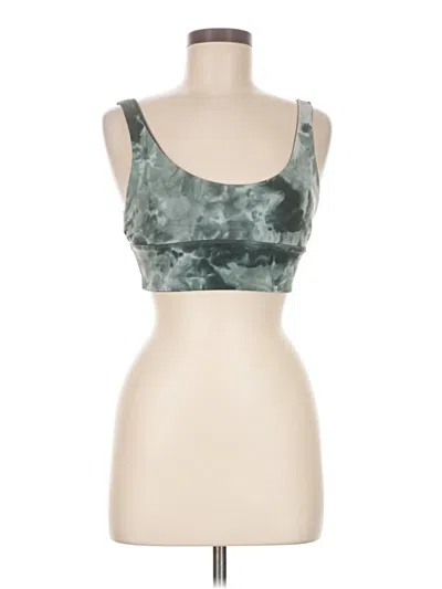 Pre-owned Lululemon Athletica Tank Top Green Strapless Neckline Tops