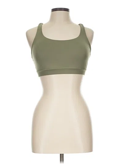 Pre-owned Lululemon Athletica Tank Top Green Strapless Neckline Tops