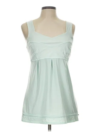 Pre-owned Lululemon Athletica Tank Top Green Strapless Neckline Tops