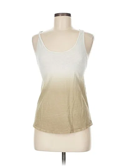 Pre-owned Lululemon Athletica Tank Top Ivory Halter Neckline Tops In White