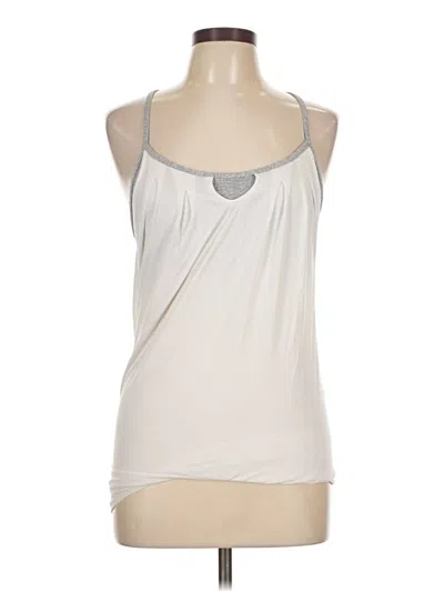 Pre-owned Lululemon Athletica Tank Top Ivory Strapless Neckline Tops In White