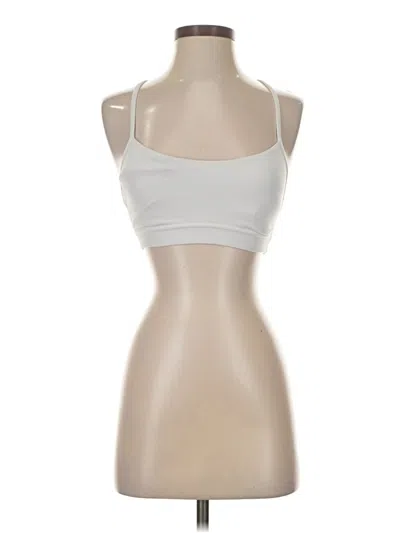 Pre-owned Lululemon Athletica Tank Top Ivory Strapless Neckline Tops In White