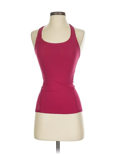 Pre-owned Lululemon Athletica Tank Top Pink Halter Neckline Tops