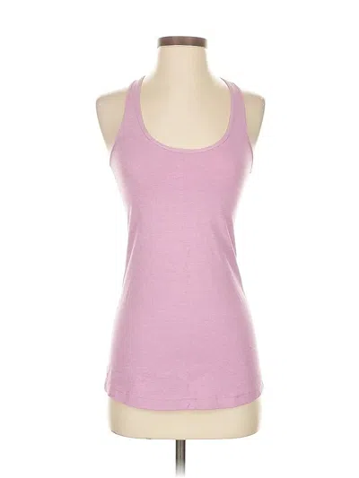Pre-owned Lululemon Athletica Tank Top Pink Halter Neckline Tops