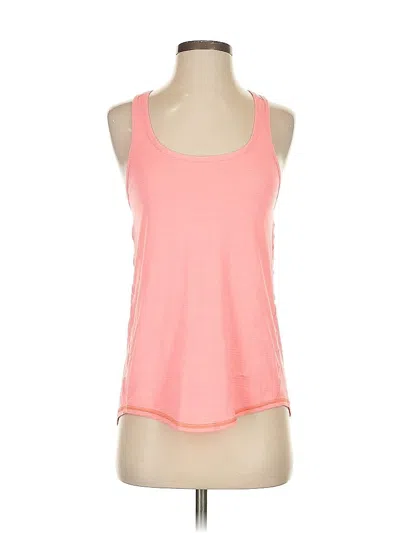 Pre-owned Lululemon Athletica Tank Top Pink Halter Neckline Tops