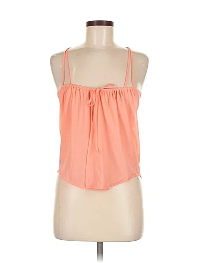 Pre-owned Lululemon Athletica Tank Top Pink Halter Neckline Tops