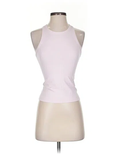 Pre-owned Lululemon Athletica Tank Top Pink Halter Neckline Tops