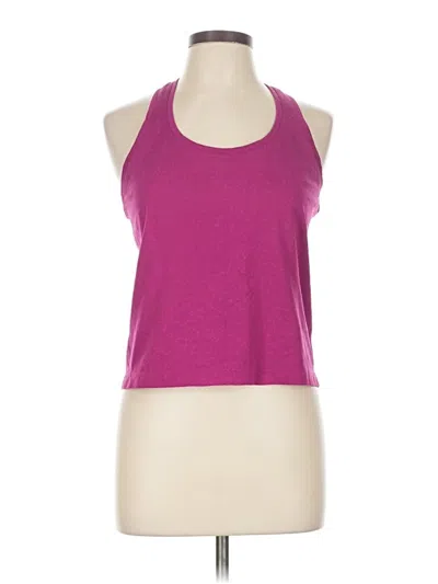 Pre-owned Lululemon Athletica Tank Top Pink Halter Neckline Tops