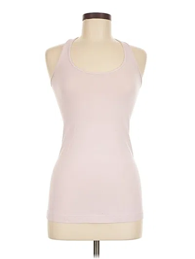 Pre-owned Lululemon Athletica Tank Top Pink Halter Neckline Tops