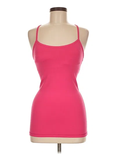 Pre-owned Lululemon Athletica Tank Top Pink Halter Neckline Tops