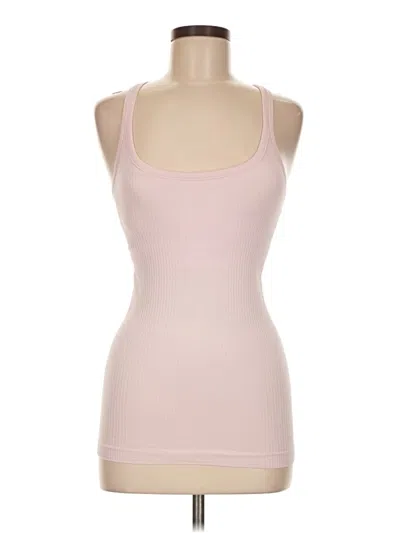 Pre-owned Lululemon Athletica Tank Top Pink Halter Neckline Tops