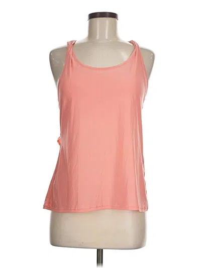 Pre-owned Lululemon Athletica Tank Top Pink Halter Neckline Tops