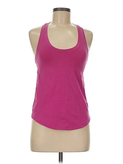 Pre-owned Lululemon Athletica Tank Top Pink Halter Neckline Tops