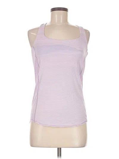 Pre-owned Lululemon Athletica Tank Top Pink Halter Neckline Tops