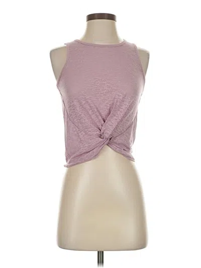 Pre-owned Lululemon Athletica Tank Top Pink Halter Neckline Tops