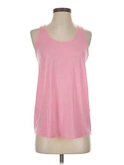 Pre-owned Lululemon Athletica Tank Top Pink Halter Neckline Tops