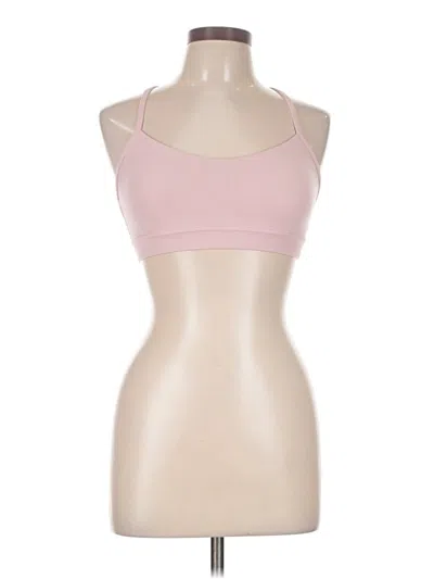 Pre-owned Lululemon Athletica Tank Top Pink Halter Neckline Tops