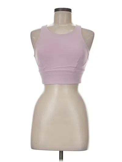 Pre-owned Lululemon Athletica Tank Top Pink Halter Neckline Tops