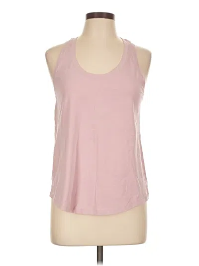 Pre-owned Lululemon Athletica Tank Top Pink Halter Neckline Tops