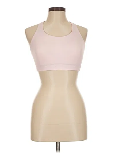 Pre-owned Lululemon Athletica Tank Top Pink Halter Neckline Tops