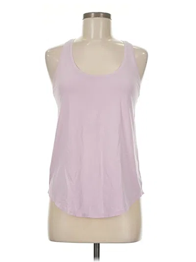 Pre-owned Lululemon Athletica Tank Top Pink Halter Neckline Tops