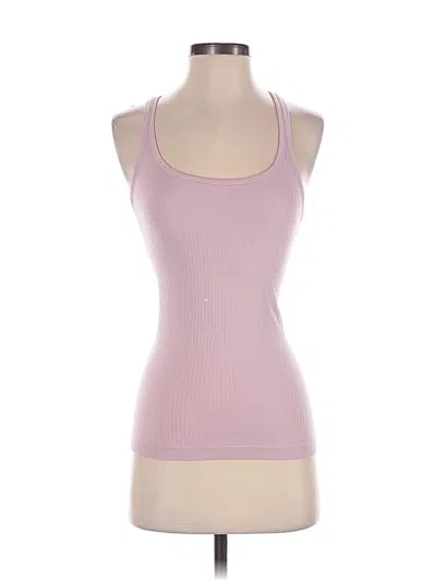Pre-owned Lululemon Athletica Tank Top Pink Halter Neckline Tops
