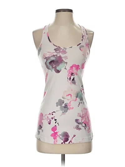 Pre-owned Lululemon Athletica Tank Top Pink Halter Neckline Tops