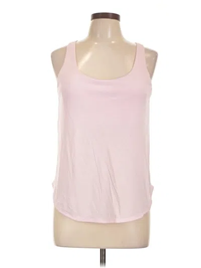 Pre-owned Lululemon Athletica Tank Top Pink Halter Neckline Tops
