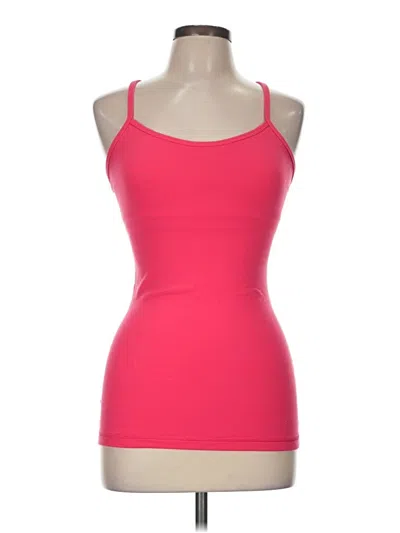 Pre-owned Lululemon Athletica Tank Top Pink Halter Neckline Tops