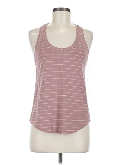 Pre-owned Lululemon Athletica Tank Top Pink Halter Neckline Tops