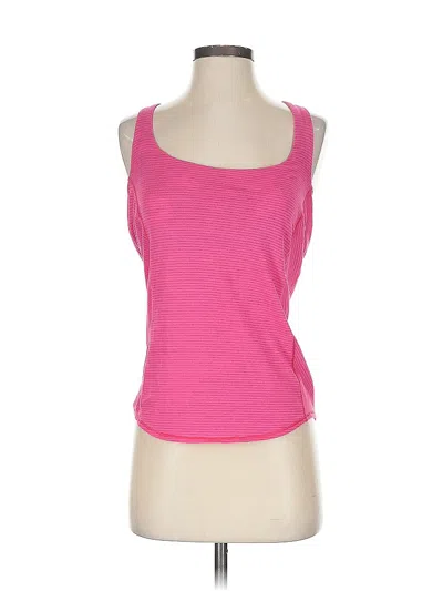 Pre-owned Lululemon Athletica Tank Top Pink Strapless Neckline Tops
