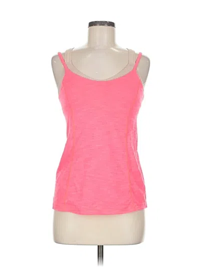 Pre-owned Lululemon Athletica Tank Top Pink Strapless Neckline Tops