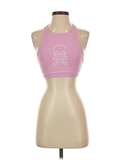 Pre-owned Lululemon Athletica Tank Top Pink Strapless Neckline Tops