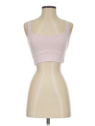 Pre-owned Lululemon Athletica Tank Top Pink Strapless Neckline Tops