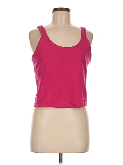 Pre-owned Lululemon Athletica Tank Top Pink Strapless Neckline Tops