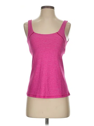 Pre-owned Lululemon Athletica Tank Top Pink Strapless Neckline Tops