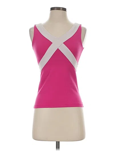 Pre-owned Lululemon Athletica Tank Top Pink Strapless Neckline Tops