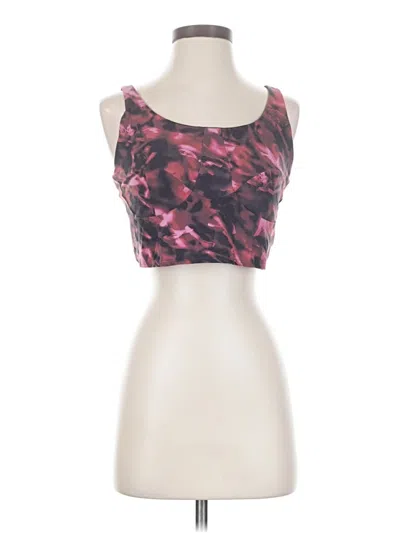 Pre-owned Lululemon Athletica Tank Top Pink Strapless Neckline Tops