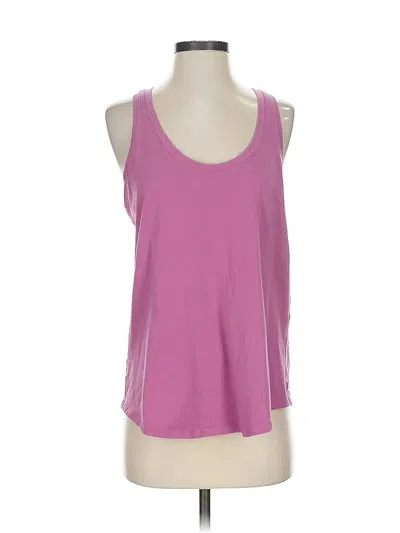 Pre-owned Lululemon Athletica Tank Top Purple Halter Neckline Tops