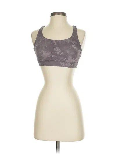 Pre-owned Lululemon Athletica Tank Top Purple Halter Neckline Tops