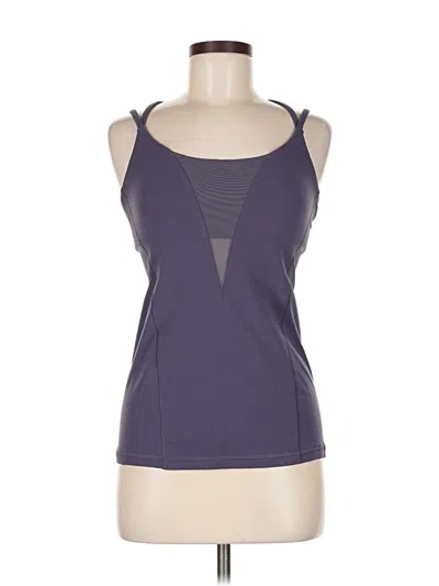 Pre-owned Lululemon Athletica Tank Top Purple Halter Neckline Tops