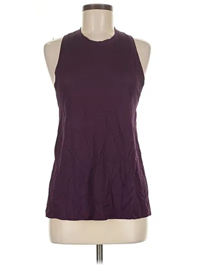 Pre-owned Lululemon Athletica Tank Top Purple Halter Neckline Tops