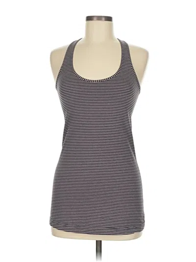 Pre-owned Lululemon Athletica Tank Top Purple Halter Neckline Tops